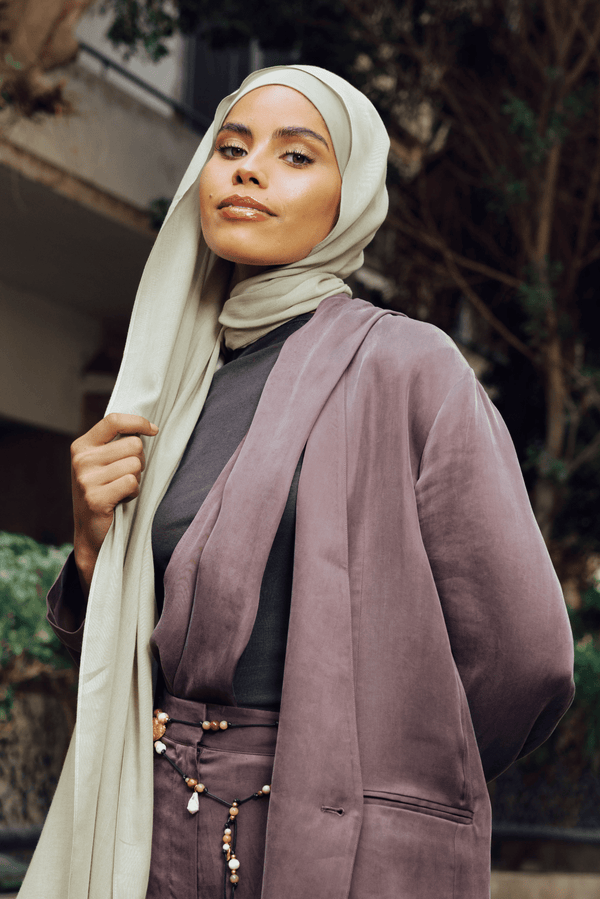 Soft Sage Premium Bamboo Scarf SetBamboo set