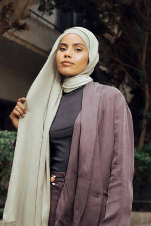 Soft Sage Premium Bamboo Scarf SetBamboo set