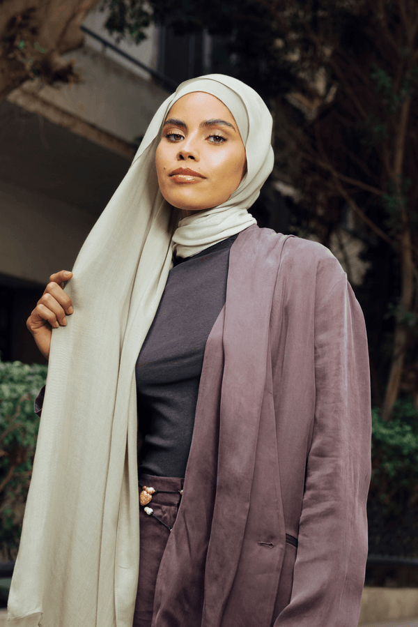 Soft Sage Premium Bamboo Scarf SetBamboo set