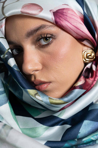 Elysian Square Silk Scarf by WOROOD