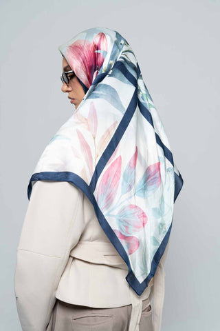 Elysian Square Silk Scarf by WOROOD