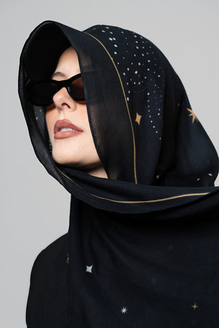 Starfall Printed Premium Modal Scarf by WOROOD