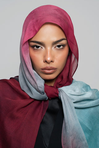 Twilight Skies Printed Premium Modal Scarf by WOROOD